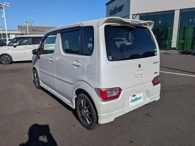 スズキ ワゴンＲ HYBRID FZ 福井県 2019(平31)年 5万km ピュアホワイトP スズキセーフティサポート/・レーンディパーチャーアラート/・誤発信抑制/ケンウッドナビ（MDV-D305W）/・ワンセグ/・バックカメラ/ヘッドアップディスプレイ/ステアリングリモコン/電格ウィンカーミラー/シートリフター/純正フロアマット/純正バイザー/LEDヘッドライト/スマートキー/シートヒーター