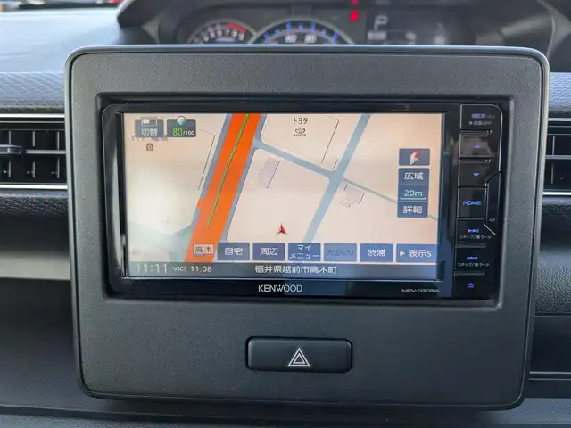 スズキ ワゴンＲ HYBRID FZ 福井県 2019(平31)年 5万km ピュアホワイトP スズキセーフティサポート/・レーンディパーチャーアラート/・誤発信抑制/ケンウッドナビ（MDV-D305W）/・ワンセグ/・バックカメラ/ヘッドアップディスプレイ/ステアリングリモコン/電格ウィンカーミラー/シートリフター/純正フロアマット/純正バイザー/LEDヘッドライト/スマートキー/シートヒーター