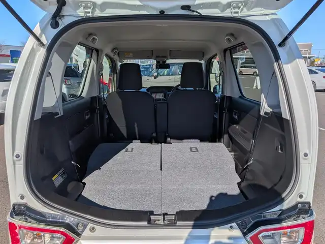 スズキ ワゴンＲ HYBRID FZ 福井県 2019(平31)年 5万km ピュアホワイトP スズキセーフティサポート/・レーンディパーチャーアラート/・誤発信抑制/ケンウッドナビ（MDV-D305W）/・ワンセグ/・バックカメラ/ヘッドアップディスプレイ/ステアリングリモコン/電格ウィンカーミラー/シートリフター/純正フロアマット/純正バイザー/LEDヘッドライト/スマートキー/シートヒーター