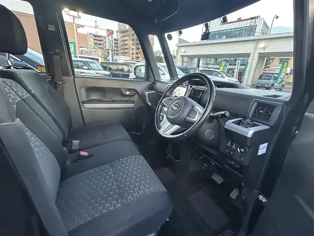 ダイハツ ウェイク G SA 大分県 2014(平26)年 9.6万km ブラックマイカメタリック 社外ナビ（FH-8500DSV）/Bluetooth/CD/DVD/両側パワースライドドア/純正フロアマット/純正アルミホイル15インチ/バックカメラ/スペアキー/ドライブレコーダー/ベンチシート/革巻ステアリング/ETC