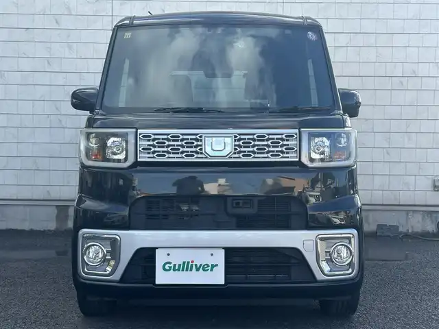 ダイハツ ウェイク G SA 大分県 2014(平26)年 9.6万km ブラックマイカメタリック 社外ナビ（FH-8500DSV）/Bluetooth/CD/DVD/両側パワースライドドア/純正フロアマット/純正アルミホイル15インチ/バックカメラ/スペアキー/ドライブレコーダー/ベンチシート/革巻ステアリング/ETC