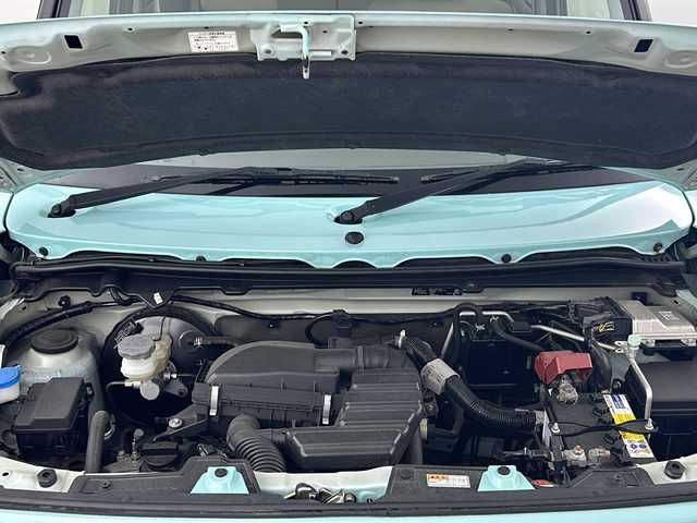 スズキ ラパン X 愛知県 2015(平27)年 6.2万km フレンチミントパールメタリック 純正ＳＤナビ(AVIC-RL09)　/フルセグ/Ｂｌｕｅｔｏｏｔｈ/ＣＤ/ＤＶＤ/ＵＳＢ入力端子　/衝突軽減ブレーキ　/純正アルミホイール　/運転席シートヒーター　/アイドリングストップ　/スマートキー　/ベンチシート　/フロアマット