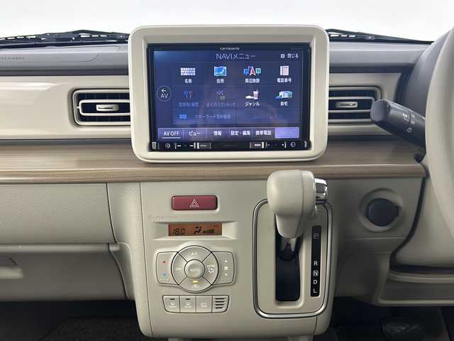 スズキ ラパン X 愛知県 2015(平27)年 6.2万km フレンチミントパールメタリック 純正ＳＤナビ(AVIC-RL09)　/フルセグ/Ｂｌｕｅｔｏｏｔｈ/ＣＤ/ＤＶＤ/ＵＳＢ入力端子　/衝突軽減ブレーキ　/純正アルミホイール　/運転席シートヒーター　/アイドリングストップ　/スマートキー　/ベンチシート　/フロアマット
