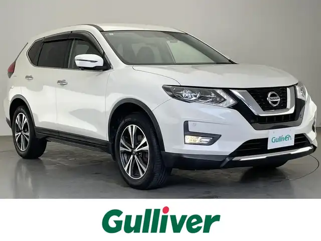 日産 エクストレイル 20Xi 愛知県 2018(平30)年 5万km ブリリアントホワイトパール 純正９型ナビ　フルセグＴＶ　ＢＴ　プロパイロット　全方位カメラ　デジタルインナーミラー　黒合皮　シートヒーター　電度リアゲート　電動パーキング　ＬＥＤオートライト　衝突軽減装置　追従クルコン　クイックコンフォートシートヒーター　コーナーセンサー　ミラーヒーター　禁煙車