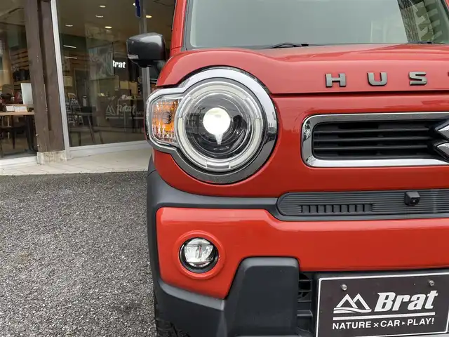 スズキ ハスラー HYBRID X ターボ 福島県 2020(令2)年 3.9万km バーミリオンオレンジ/ガンメタリック2トーン 4WD/フルセグテレビ/全周囲カメラ/ドアバイザー/プッシュスタート/ETC/ベースキャリア/ルーフBOX/ドライブレコーダー/純正ナビ/前席シートヒーター/ETC