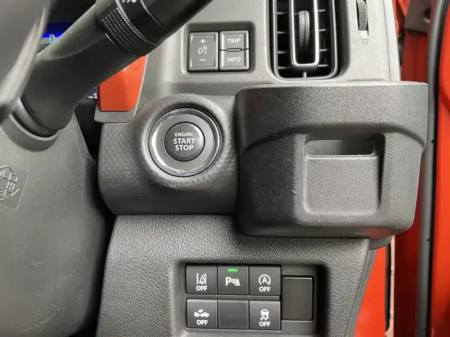 スズキ ハスラー HYBRID X ターボ 福島県 2020(令2)年 3.9万km バーミリオンオレンジ/ガンメタリック2トーン 4WD/フルセグテレビ/全周囲カメラ/ドアバイザー/プッシュスタート/ETC/ベースキャリア/ルーフBOX/ドライブレコーダー/純正ナビ/前席シートヒーター/ETC