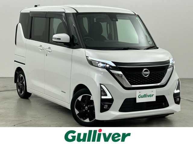 日産 ルークス HWS X プロパイロットED 福岡県 2020(令2)年 3万km ホワイトパール 純正ナビ（ＢＴ，フルセグＴＶ）　/アラウンドビューモニター　/ＥＴＣ　/ＡＣＣ　/プロパイロット　/コーナーセンサー　/アイドリングストップ　/両側電動スライドドア　/ステアリングリモコン　/純正１４インチＡＷ　/ＬＥＤ