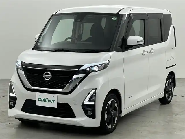 日産 ルークス HWS X プロパイロットED 福岡県 2020(令2)年 3万km ホワイトパール 純正ナビ（ＢＴ，フルセグＴＶ）　/アラウンドビューモニター　/ＥＴＣ　/ＡＣＣ　/プロパイロット　/コーナーセンサー　/アイドリングストップ　/両側電動スライドドア　/ステアリングリモコン　/純正１４インチＡＷ　/ＬＥＤ