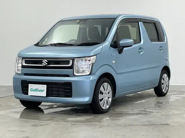 スズキ ワゴンＲ HYBRID FX 新潟県 2018(平30)年 3.2万km フィズブルーパールメタリック スズキセーフティーサポート/・自動ブレーキサポート/・車線逸脱警報機能/・ふらつき警報機能/・ハイビームアシスト機能/・オートライト/・ヘッドアップディスプレイ/ケンウッド社外ナビ/・AM/FM/CD/・SD/USB/ワンセグTV/前後ドライブレコーダー/運転席シートヒーター/純正ドアバイザー/スマートキー/プッシュスタート/電動格納ドアミラー