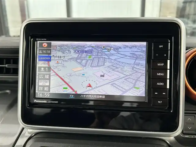 スズキ スペーシア ギア HYBRID XZ 千葉県 2019(平31)年 5.1万km ツールグリーンパールメタリック/ガンメタリック2トーンルーフ 社外SDナビ/(FM/AM/フルセグ/CD/DVD/Bluetooth)/全方位カメラ/衝突被害軽減システム/車線逸脱警報/両側パワースライドドア/横滑り防止装置/ビルトインETC/ドライブレコーダー/アイドリングストップ/LEDヘッドライト/フォグランプ/オートライト/ウィンカーミラー/電動格納ミラー/純正14インチAW/シートヒーター/シートリフター/プッシュスタート/スマートキー/スペアキー/フロアマット/取扱説明書/保証書