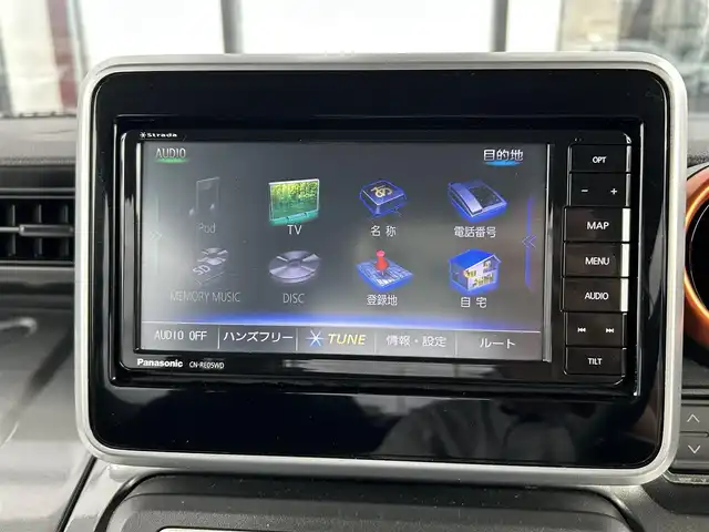 スズキ スペーシア ギア HYBRID XZ 千葉県 2019(平31)年 5.1万km ツールグリーンパールメタリック/ガンメタリック2トーンルーフ 社外SDナビ/(FM/AM/フルセグ/CD/DVD/Bluetooth)/全方位カメラ/衝突被害軽減システム/車線逸脱警報/両側パワースライドドア/横滑り防止装置/ビルトインETC/ドライブレコーダー/アイドリングストップ/LEDヘッドライト/フォグランプ/オートライト/ウィンカーミラー/電動格納ミラー/純正14インチAW/シートヒーター/シートリフター/プッシュスタート/スマートキー/スペアキー/フロアマット/取扱説明書/保証書