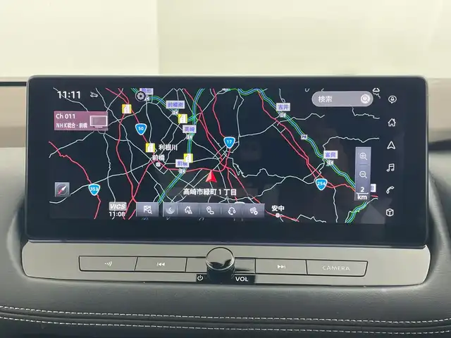 日産 エクストレイル G e－4ORCE 群馬県 2023(令5)年 3.4万km ブリリアントホワイトパール/スーパーブラック 2トーン 純正１２．３型ナビ　全周囲カメラ　デジタルインナーミラー　レザーシート　前席シートヒーター　置くだけ充電　プロパイロット　アダプティブクルーズコントロール　ＨＵＤ　衝突被害軽減ブレーキ　ＢＳＭ　禁煙