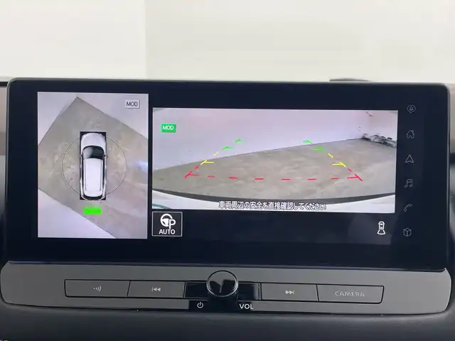 日産 エクストレイル G e－4ORCE 群馬県 2023(令5)年 3.4万km ブリリアントホワイトパール/スーパーブラック 2トーン 純正１２．３型ナビ　全周囲カメラ　デジタルインナーミラー　レザーシート　前席シートヒーター　置くだけ充電　プロパイロット　アダプティブクルーズコントロール　ＨＵＤ　衝突被害軽減ブレーキ　ＢＳＭ　禁煙