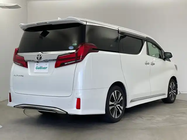 トヨタ アルファード S Cパッケージ 新潟県 2018(平30)年 6.7万km ホワイトパールクリスタルシャイン ALPINEメモリナビ/　フルセグTV/Bluetooth/CD/DVD/USB/HDMI/サンルーフ/ALPINEフリップダウンモニター/レーダークルーズコントロール/衝突被害軽減ブレーキ/レーンキープアシスト/前後コーナーセンサー/パワーバックドア/前席シートヒーター/前席パワーシート/前席エアシート/全席レザーシート/両側パワースライドドア/前後ドライブレコーダー/ビルトインETC/バックモニター/LEDヘッドライト/オートマチックハイビーム/オートライト/横滑り防止装置/ステアリングヒーター/D席メモリーシート/レザーステアリング/禁煙車