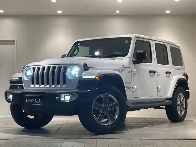 クライスラー・ジープ ジープ ラングラー アンリミテッド サハラ ローンチエディション 愛知県 2019(平31)年 6.3万km ブライトホワイト 純正ナビ　/Ｂｌｕｅｔｏｏｔｈ　/フルセグＴＶ　/バックカメラ　/コーナーセンサー　/クルーズコントロール　/ブラインドスポットモニター　/シートヒーター/ハンドルヒーター/ＬＥＤヘッドライト/ＤＳＲＣＥＴＣ　/オートライト/プッシュスタート/アイドリングストップ