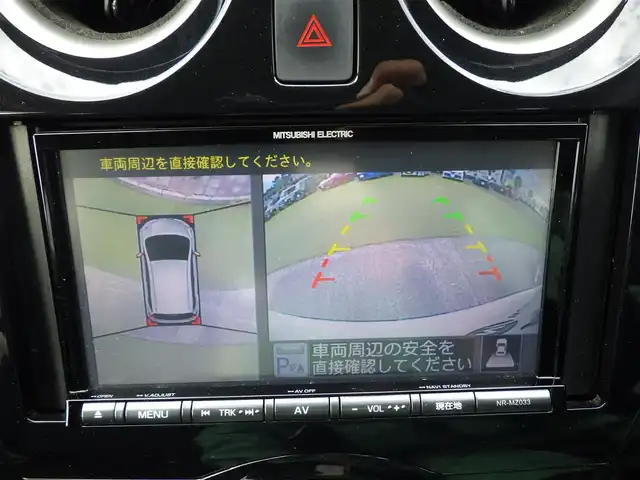 日産 ノート e－パワー X 千葉県 2017(平29)年 5.4万km ブリリアントホワイトパール エマージェンシーブレーキ/社外メモリーナビ/ワンセグTV/【DVD/CD再生機能　Bluetooth接続】/アラウンドビューモニター/ドライブレコーダー/ETC/LEDヘッドライト/ウインカーミラー/コーナーセンサー/インテリジェントキー