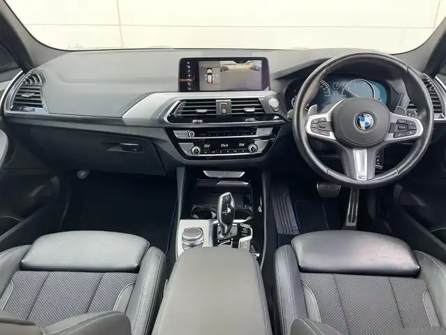 ＢＭＷ Ｘ３ xDrive20d Mスポーツ 岡山県 2019(令1)年 4.5万km サファイアブラックP HUD/ACC/オートライト/AHB/ワイヤレスチャージ/360°カメラ/ブレーキオートホールド/iDrive6/Msport専用シート/シートヒーター/アダプティブLEDヘッドライト/フォグライト/SOSコールシステム/トリプルゾーンオートエアコン/フルセグTV/USB/音楽ライブラリ/Bluetooth/アイドリングストップ/パワーテールゲート/ETC/歩行者警告/衝突警告/車線逸脱警告/車線変更警告/側面衝突警告/ステアリングサポート/ブーレーキAH/ヒルディセントコントロール/PDC