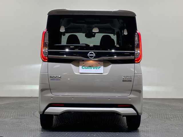 日産 ルークス HWS Gターボ プロパイロットED 愛媛県 2025(令7)年 0.5万km フローズンバニラパール ９型ナビ/フルセグ／Ｂｌｕｅｔｏｏｔｈ／ＵＳＢ/全方位カメラ/レーダークルーズコントロール/衝突軽減ブレーキ/ＥＴＣ/両側パワースライドドア/合皮シート/前後コーナーセンサー/レーンキープアシスト