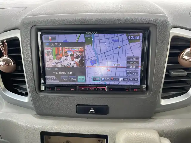 スズキ スペーシア X 福岡県 2015(平27)年 9.4万km フレンチミントPM 純正ナビ/（AM/FM/CD/DVD/SD/iPod/フルセグTV）/アイドリングストップ/パワースライドドア（左のみ）/ハンズフリー/シートヒーター（運転席）/電格ミラー/純正フロアマット/保証書/取扱説明書/スペアキー×2/プッシュスタート