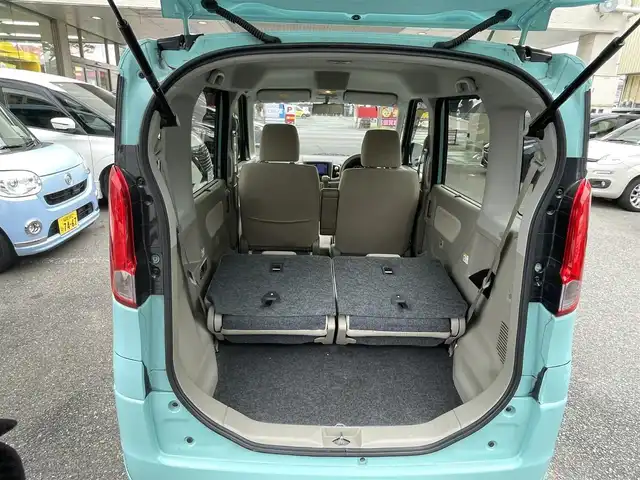 スズキ スペーシア X 福岡県 2015(平27)年 9.4万km フレンチミントPM 純正ナビ/（AM/FM/CD/DVD/SD/iPod/フルセグTV）/アイドリングストップ/パワースライドドア（左のみ）/ハンズフリー/シートヒーター（運転席）/電格ミラー/純正フロアマット/保証書/取扱説明書/スペアキー×2/プッシュスタート