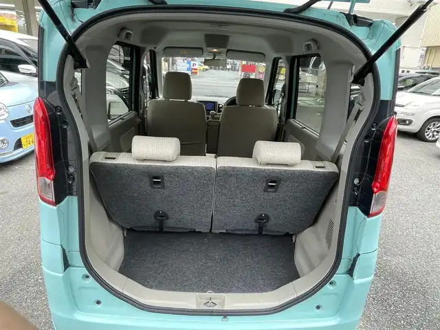 スズキ スペーシア X 福岡県 2015(平27)年 9.4万km フレンチミントPM 純正ナビ/（AM/FM/CD/DVD/SD/iPod/フルセグTV）/アイドリングストップ/パワースライドドア（左のみ）/ハンズフリー/シートヒーター（運転席）/電格ミラー/純正フロアマット/保証書/取扱説明書/スペアキー×2/プッシュスタート