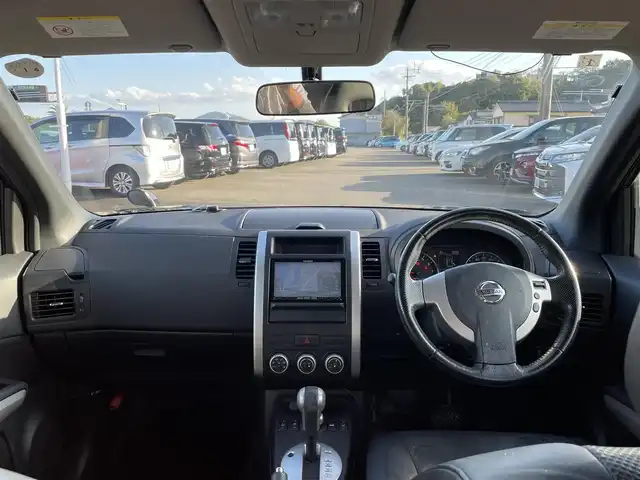 日産 エクストレイル 20Xtt 宮崎県 2012(平24)年 8万km ダイヤモンドブラック ４WD/ダウンヒルアシストコントロール/純正ナビ/（AVC－ZH77）（フルセグ）（BT）/クルーズコントロール/シートヒーター/（助手席シートヒーター付き）（リアシートヒーター付き）/パワーステアリング/パワーウィンドウ/純正アルミホイール/純正LEDライト/エアバックW/純正フロアマット/オートライト/ABS/ETC/AAC