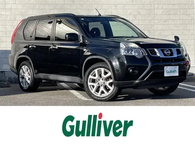 日産 エクストレイル 20Xtt 宮崎県 2012(平24)年 8万km ダイヤモンドブラック ４WD/ダウンヒルアシストコントロール/純正ナビ/（AVC－ZH77）（フルセグ）（BT）/クルーズコントロール/シートヒーター/（助手席シートヒーター付き）（リアシートヒーター付き）/パワーステアリング/パワーウィンドウ/純正アルミホイール/純正LEDライト/エアバックW/純正フロアマット/オートライト/ABS/ETC/AAC