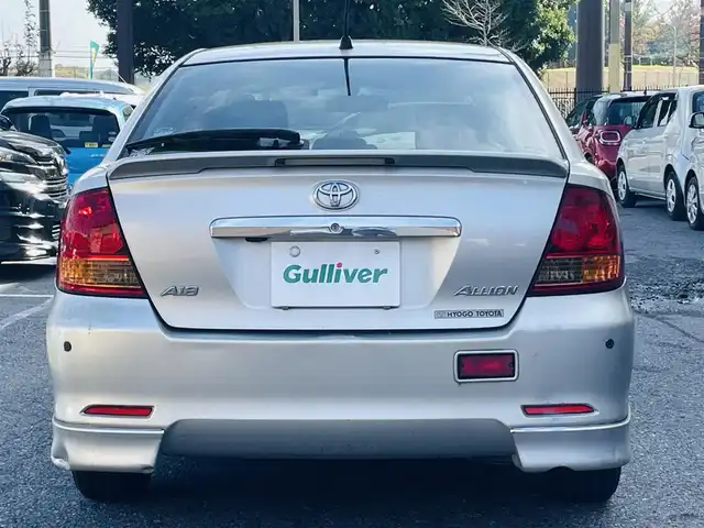 トヨタ アリオン A18 Sパッケージ 千葉県 2002(平14)年 16.3万km シルバーM 純正DVDナビ（MD/CD）/バックカメラ/ETC/社外セキュリティ/社外コーナーセンサー/キーレスリモコン/HIDヘッドライト/オートライト/F/S/Rエアロ/トランクスポイラー/電格ミラー