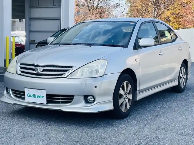 トヨタ アリオン A18 Sパッケージ 千葉県 2002(平14)年 16.3万km シルバーM 純正DVDナビ（MD/CD）/バックカメラ/ETC/社外セキュリティ/社外コーナーセンサー/キーレスリモコン/HIDヘッドライト/オートライト/F/S/Rエアロ/トランクスポイラー/電格ミラー