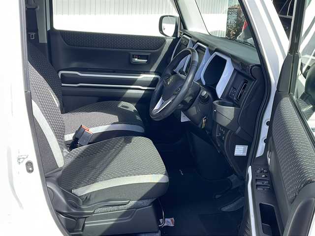 スズキ ハスラー HYBRID X 長野県 2023(令5)年 1.5万km ピュアホワイトP ４WD/衝突被害軽減システム/純正15インチアルミ/アイドリングストップ/パーキングアシスト/純正フロアマット/バイザー/シートヒーター/クルーズコントロール/保証書・取説・スペアキー