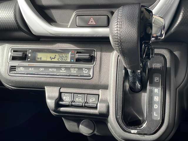 スズキ ハスラー HYBRID X 長野県 2023(令5)年 1.5万km ピュアホワイトP ４WD/衝突被害軽減システム/純正15インチアルミ/アイドリングストップ/パーキングアシスト/純正フロアマット/バイザー/シートヒーター/クルーズコントロール/保証書・取説・スペアキー