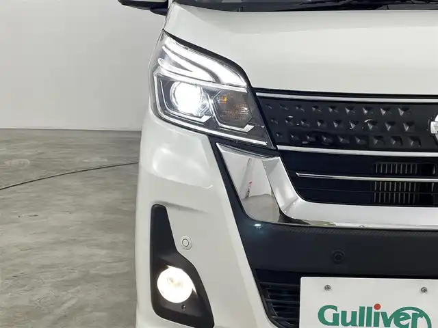 日産 デイズ ルークス ハイウェイスター Xターボ 福島県 2019(令1)年 2.2万km ホワイトパール 衝突軽減/・踏み間違い防止/・ヒルスタートアシスト/・車線逸脱警報/・クリアランスソナー/純正サイドエアロ/純正７インチナビ/・フルセグ/TV/BT/SD/CD/DVD/FM/AM/バックカメラ/・全方位カメラ/片側パワースライドドア/ベンチシート/・ロールサンシェード/・リアシーリングファン/LEDオートライト/・フォグライト/純正アルミホイール付きサマータイヤ/ETC/ドラレコ/アイドリングストップ/純正フロアマット/純正ドアバイザー/ウィンカーミラー/・オートミラー/プッシュスタート/・スマートキー