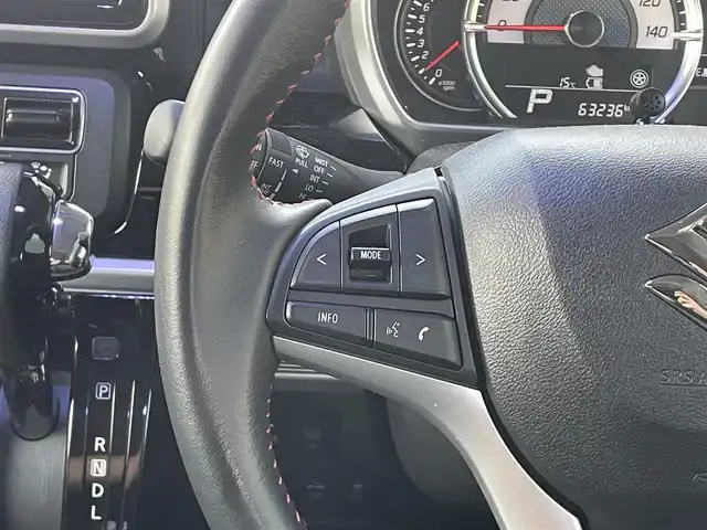 スズキ スペーシア カスタム HYBRID XS 佐賀県 2021(令3)年 6.4万km スチールシルバーM デュアルセンサーブレーキサポート/リアセンサー/レーダークルーズコントロール/純正8型SDナビ/・バックカメラ/・フルセグTV/BT/CD/DVD/前後ドライブレコーダー/両側パワースライドドア/純正15インチAW/LEDヘッドライト/オートライト/フォグランプ/ハーフレザーシート（合皮）/D席シートヒーター/ETC/革巻きステアリング/ヘッドアップディスプレイ/リアサーキュレーター/リアサンシェード/リアシートテーブル/プッシュスタート/スペアキー×1