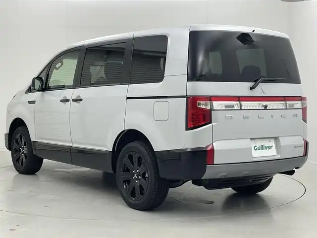 三菱 デリカＤ：５ シャモニー 茨城県 2025(令7)年 0.1万km未満 パールⅡ 登録済未使用車/全方位カメラ/衝突被害軽減ブレーキ/車線逸脱抑制装置/レーダークルーズコントロール/オートマチックハイビーム/BSW/両側電動スライドドア/シートヒーター/ステアリングヒーター/AC100V/純正18インチAW/LEDヘッドライト/スマートキー