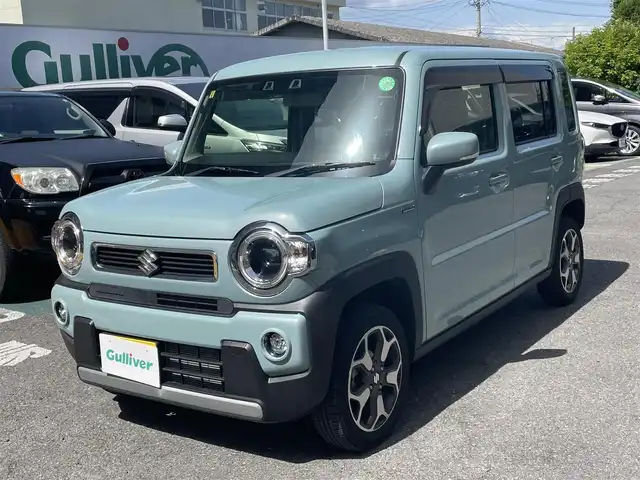 スズキ ハスラー HYBRID X 静岡県 2023(令5)年 1.3万km オフブルーM 純正8インチナビ/フルセグTV/DVD/CD/BT/SD/MSV/バックカメラ/バックソナー/衝突軽減ブレーキ/レーンキープアシスト/レーダークルーズコントロール/前席シートヒーター /ETC/LEDヘッドライト/LEDフォグライト/ステアリングスイッチ/純正15インチAW/スマートキー×2/保証書/取扱説明書