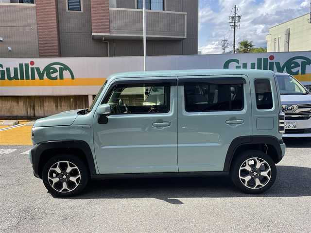 スズキ ハスラー HYBRID X 静岡県 2023(令5)年 1.3万km オフブルーM 純正8インチナビ/フルセグTV/DVD/CD/BT/SD/MSV/バックカメラ/バックソナー/衝突軽減ブレーキ/レーンキープアシスト/レーダークルーズコントロール/前席シートヒーター /ETC/LEDヘッドライト/LEDフォグライト/ステアリングスイッチ/純正15インチAW/スマートキー×2/保証書/取扱説明書