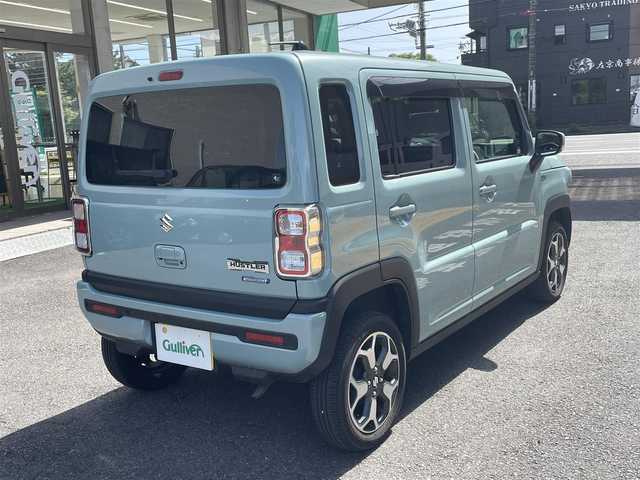 スズキ ハスラー HYBRID X 静岡県 2023(令5)年 1.3万km オフブルーM 純正8インチナビ/フルセグTV/DVD/CD/BT/SD/MSV/バックカメラ/バックソナー/衝突軽減ブレーキ/レーンキープアシスト/レーダークルーズコントロール/前席シートヒーター /ETC/LEDヘッドライト/LEDフォグライト/ステアリングスイッチ/純正15インチAW/スマートキー×2/保証書/取扱説明書