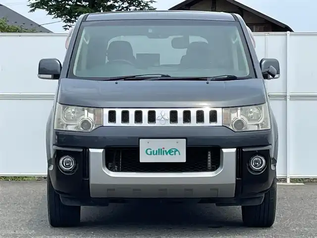三菱 デリカＤ：５ G 岩手県 2007(平19)年 16.5万km ダークブルーイッシュグレーマイカ/ダークグレーM ４WD/社外メモリナビ/　　BT/CD/DVD/HIDオートライト/片側パワースライドドア/純正１８インチアルミホイール/スマートキー/ETC