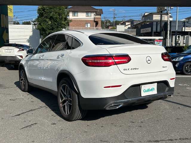 メルセデス・ベンツ ＧＬＣ２２０ d 4マチック クーペ スポーツ 宮城県 2017(平29)年 9.6万km ポーラホワイト 4WD/純正メーカーメモリナビ/アラウンドビューモニター/ハーフレザーシート/前席パワーシート/全席シートヒーター/パワーバックドア/クルーズコントロール/レーンアシスト/衝突被害軽減システム/ブラインドスポットモニター/LEDオートヘッドライト/コーナーセンサー/純正夏タイヤ19インチ/ETC/前後ドライブレコーダー/保証書・記録簿・取扱説明書