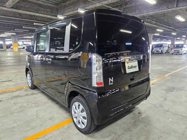 ホンダ Ｎ ＢＯＸ G Lパッケージ 富山県 2015(平27)年 5万km スマートブラック 〇社外ナビ/〇フルセグTV/〇パワースライドドア（片側）/〇バックカメラ/〇ETC/〇アイドリングストップ/〇ハロゲンヘッドランプ/〇純正14インチフルホイールキャップ/〇ウレタン製ステアリングホイール/〇ステアリングスイッチ/〇オートエアコン/〇シートヒーター/〇プッシュエンジンスタート/スマートキーシステム/〇禁煙車