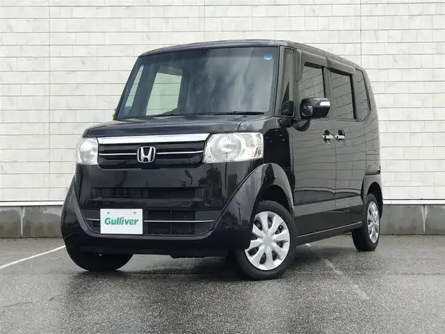 ホンダ Ｎ ＢＯＸ G Lパッケージ 富山県 2015(平27)年 5万km スマートブラック 〇社外ナビ/〇フルセグTV/〇パワースライドドア（片側）/〇バックカメラ/〇ETC/〇アイドリングストップ/〇ハロゲンヘッドランプ/〇純正14インチフルホイールキャップ/〇ウレタン製ステアリングホイール/〇ステアリングスイッチ/〇オートエアコン/〇シートヒーター/〇プッシュエンジンスタート/スマートキーシステム/〇禁煙車
