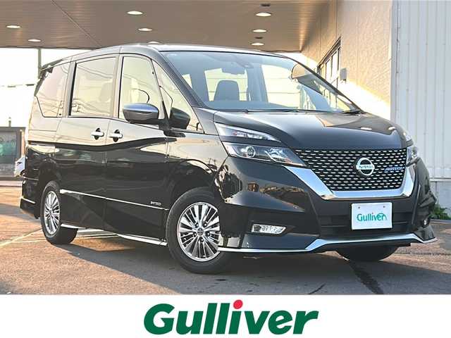 日産 セレナ オーテック セーフティパッケージ 道北・旭川 2019(平31)年 1.1万km ダイヤモンドブラック ・４WD/・禁煙車/・寒冷地仕様/・純正9型ナビ/　CD/DVD/BD/フルセグTV/BT/SD/MS/USB/AUX/・純正フリップダウンモニター/・両側電動スライドドア/・左ハンズフリードア/・プロパイロット/・エマージェンシーブレーキ/・レーンキープアシスト/・ハンドル支援/・アラウンドビューモニター/・デジタルインナーミラー/・パーキングアシスト/・コーナーセンサー/・ステアリングヒーター/・LEDヘッドライト/・純正15インチAW冬タイヤ積込/・純正エンジンスターター/・ドライブレコーダー/・前席シートヒーター/・USB給電5個/・後席サンシェード/・純正フロアマット/・保証書/・取説