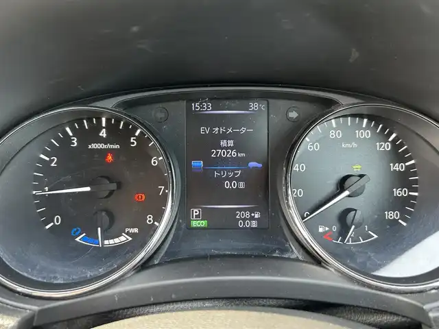 日産 エクストレイル ハイブリッド 20X 三重県 2018(平30)年 13.6万km ブリリアントホワイトパール 禁煙車/純正SDナビ/前後ドライブレコーダー/ZDR-015/レーダークルーズコントロール/エマージェンシーブレーキ/ETC/RAYSアルミ/Bluetooth/USB/AUX