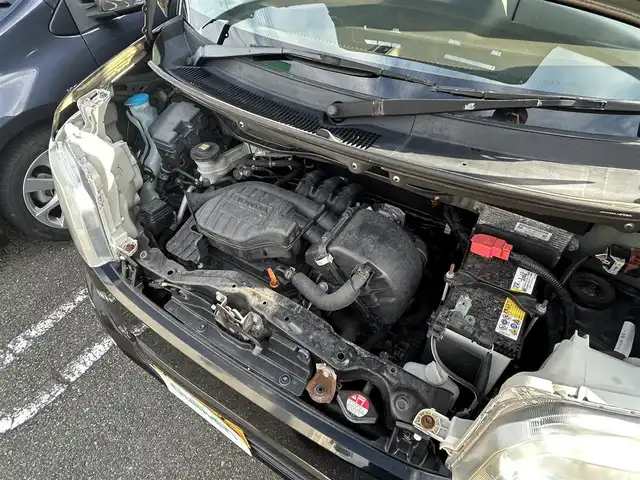 ホンダ Ｎ ＢＯＸ G Lパッケージ 山形県 2013(平25)年 9.4万km クリスタルブラックパール 社外ナビ/・フルセグTV/AM/FM/DVD/4WD/片側パワースライドドア/横滑り防止装置/アイドリングストップ/ETC/純正フロアマット/ドアバイザー/スマートキー/冬タイヤ積載