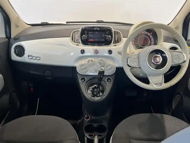 フィアット ５００ 1．2 ポップ 岐阜県 2016(平28)年 5.4万km 白 純正ディスプレイオーディオ/FM、AM/Bluetoothオーディオ/ETC/キーレス