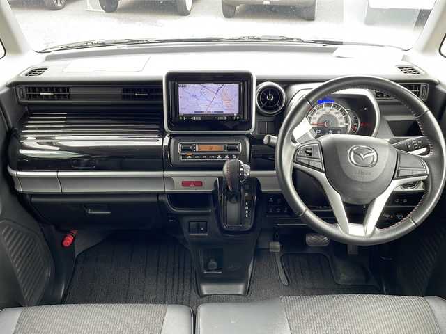 マツダ フレアワゴン カスタムスタイル ハイブリッド XS 兵庫県 2018(平30)年 8.1万km ブルーイッシュブラックパール3 社外ナビ/・ワンセグTV/パーキングアシスト/衝突軽減システム/レーンアシスト/横滑り防止/ステアリングスイッチ/サンシェード/オートライト/アイドリングストップ/両側パワースライドドア/運転席シートヒーター/ETC