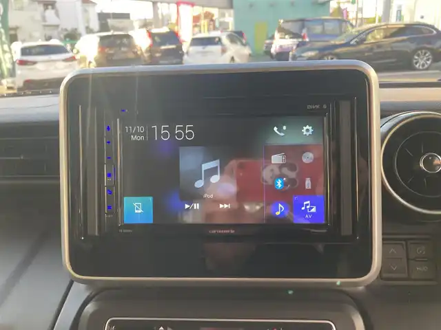 スズキ スペーシア ギア HYBRID XZターボ 愛知県 2022(令4)年 5.2万km ブルーイッシュブラックパール3 スズキセーフティサポート/アダプティブクルコン/ヘッドアップディスプレイ/カロッツェリアディスプレイオーディオ/DVDビデオ&CD/Bluetoothオーディオ/バックカメラ/両側パワースライドドア/スマートキー×2ケ/プッシュスタート/ステアリングスイッチ/USB電源/全席シートヒーター/LEDヘッドライト/オートライト/ステアシフト/リアサーキュレーター/純正アルミホイル/保証書取説有り