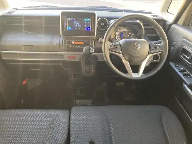 スズキ スペーシア ギア HYBRID XZターボ 愛知県 2022(令4)年 5.2万km ブルーイッシュブラックパール3 スズキセーフティサポート/アダプティブクルコン/ヘッドアップディスプレイ/カロッツェリアディスプレイオーディオ/DVDビデオ&CD/Bluetoothオーディオ/バックカメラ/両側パワースライドドア/スマートキー×2ケ/プッシュスタート/ステアリングスイッチ/USB電源/前席シートヒーター/LEDヘッドライト/オートライト/ステアシフト/リアサーキュレーター/純正アルミホイル/保証書取説有り