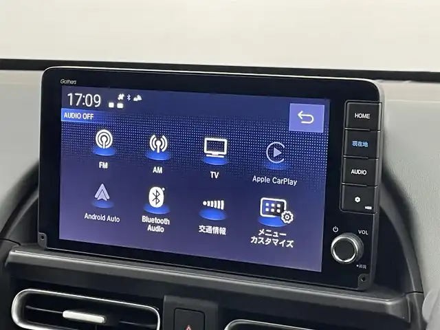 ホンダ フリード ハイブリット e:HEV クロスター 埼玉県 2025(令7)年 0.1千km メテオロイドグレーメタリック 登録済未使用車　純正９インチナビ　バックカメラ　ＢＳＭ　ホンダセンシング　アダプティブクルーズコントロール　シートヒーター　ハーフレザー　純正アルミホイール　オートハイビーム　ＬＥＤヘッドライト　ＴＶ