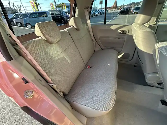 スズキ ラパン S 愛媛県 2017(平29)年 4万km コフレピンクパールメタリック/ホワイト2トーンルーフ KENWOOD7型ナビ(Bluetooth/フルセグTV)/アイドリングストップ/運転席シートヒーター/電格ミラー/シガーソケット/純正ドアバイザー/オートライト/ETC/ISOFIX/衝突被害軽減装置/純正ホイールキャップ/現状サマー(鉄)(155/65/R14)/DUNLOP ENASAVE EC204